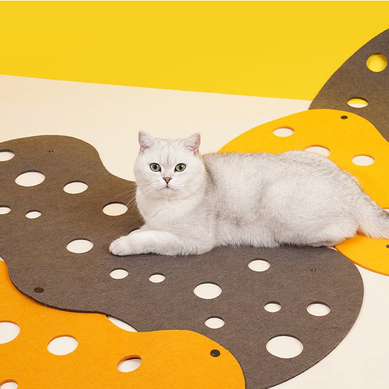 DIY Removable Washable Spliced Color Cat Felt - Purrdream