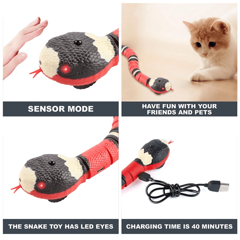 Electric Induction Snake Toy For Cat - Purrdream