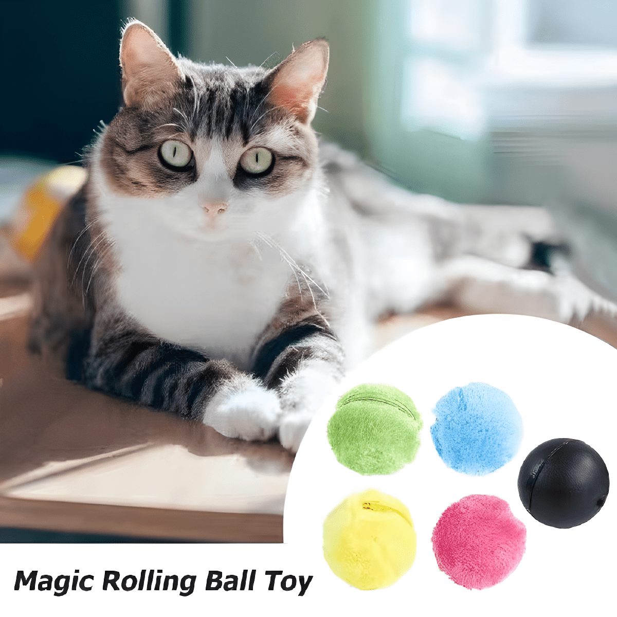 Electric Pet Rolling Ball (4 Colors) - Purrdream