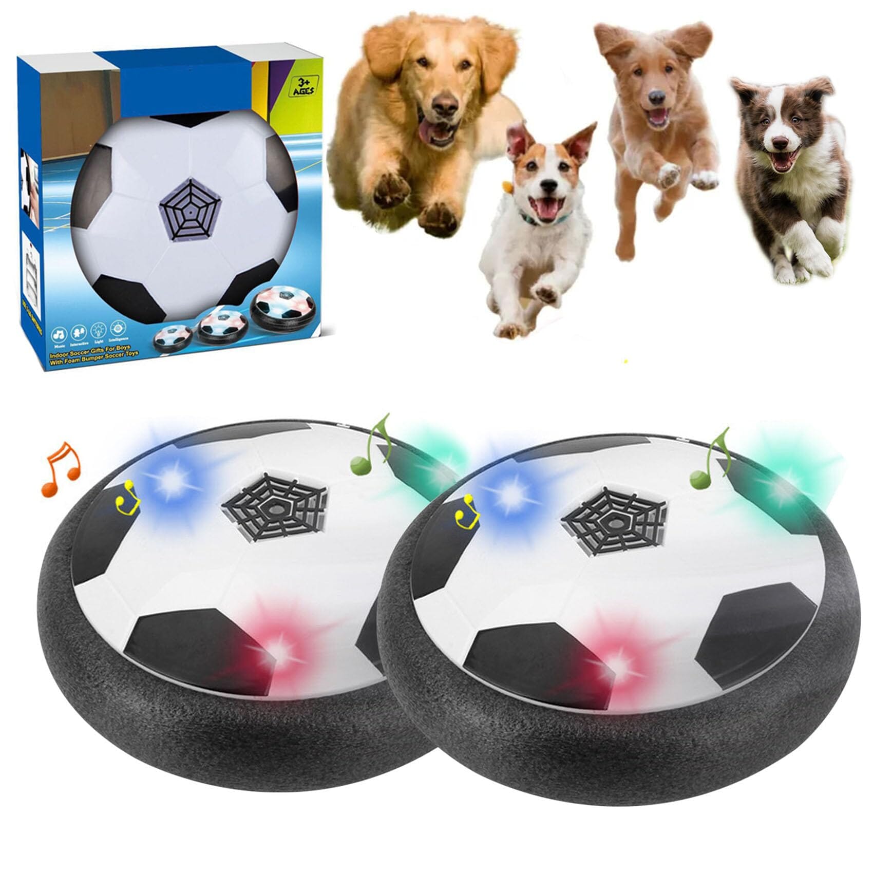 Pet Skateboard Flying Saucer Ball With Light - Purrdream